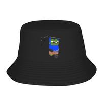 Pepe The Frog Bucket Hat  Outdoor FisherUnisex Caps For Unisex Fashion Fishing Sunscreen Hats Foldable Custom DIY Cap One Size