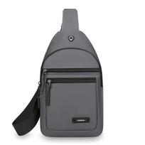 Men's Chest Bag Single Strap Crossbody Bike Riding Bag Outdoor Sports Storage Pouch Casual Travel Accessories pilka spalva