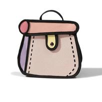 2026 New Anime Two-Dimensional Cartoon Chain Women's Canvas Shoulder Bag Girl Backpack Diagonal Small Bag