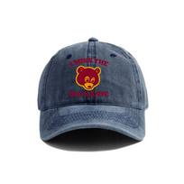 I Miss The Old Kanye Baseball Caps Distressed Hats Cap Unisex Women Retro Outdoor Summer Adjustable College Dropout Bear Hats Gift