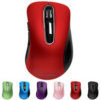 QAF 2.4GHz Wireless Mouse, Ergonomic Design, Comfortable for Long-Term Use, 1400 DPI High-Precision Optical Tracking, Plug and Play, USB Receiver