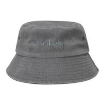 TwilightLogo Bucket Hats for Women Beach  Floppy Hat Unique Design UV Protection for Outdoor Sport FisherUnisex Hats Panama Hat One Size