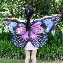 Performance Props Fairy Shawl Costume Cloak Fancy Butterfly Wings  Kids 1