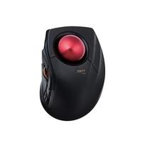 ELECOM Trackball Mouse  Index Finger  8 Buttons  Wired  Wireless  Bluetooth  Black