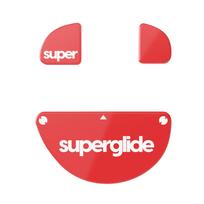 Superglide2 (Type C) Mouse Feet for Zowie EC Wireless series [Tempered Glass Material, Rounded Edges, High Durability, Low Friction, Super Smooth]