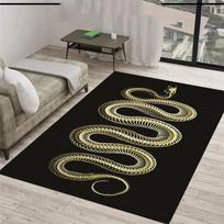 3D Snake Animal Floral Area Rug Carpet for Living Room Bedroom Kids Room Home Sofa Decoration Non-slip Floor Mat Dropshipping 40x60cm