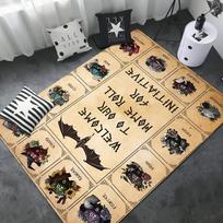 Welcome To The Dungeons Roll For Initiative Bathroom Mat Retro Multiple Choice Living Room Kitchen Rug Non-Slip Bedside Mats 40x60cm