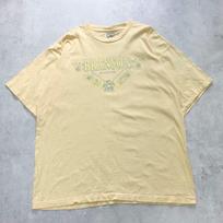 Vintage T Shirt Mens XXL Yellow Single Stitch Graphic Print 90s USA M