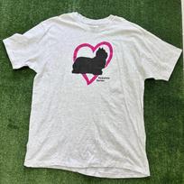 Vintage T Shirt Mens XL Grey Single Stitch Graphic Print 90s Dogs XXXL