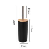 Innovative Design Toilet Brush Set with Stand Superior Sanitation for Any Bathroom Setting juoda