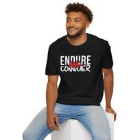 Endure and Conquer Unisex Softstyle T-Shirt, Motivational Tee, Gift 2XL