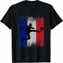 France Soccer French Football France Futbol T-Shirt S įvairiaspalvis