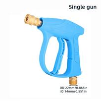 High Pressure Car Wash Water Gun with Adjustable Nozzle, 1/4  Quick Connect for Garden Hose & Pressure Washer