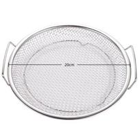 Frying Oil Control Strainer Set  Mesh Sieve with Drip Tray for Home Fried Cooking