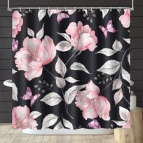 Blue Turtle Shower Curtain Waterproof Polyester Fabric Bathroom Decorative Shower Curtain With 12 Hooks Ocean Bathroom Curtain (as the picture,90x180cm35x71in)
