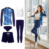 Women's Long Sleeve Snorkeling & Surf Wetsuit Set XL