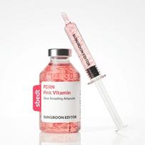 SUNGBOON EDITOR PDRN Pink Vitamin Glow Boosting Ampoule 40ml (May 2026 New Release) (+Free gift)