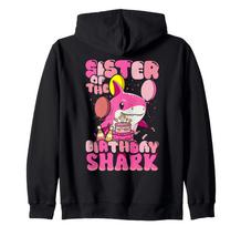 Birthday Shark Sisters Party Kids Family Matching Zip Hoodie