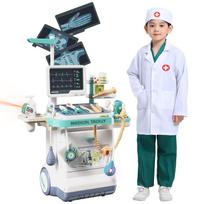 PanKome Doctor Set (28 pieces): Includes doctor's coat, hat, and other play accessories for children. Perfect for pretend play, dentistry, and other