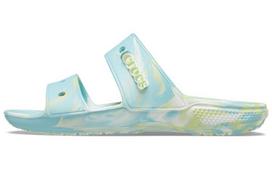 Crocs Classic Casual Fashion Unisex Blue Green Slippers 'Blue Green' 207701-4SU 42-43
