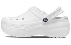 Crocs Classic Platform Lined Clogs 'White' Women's 207938-100 37-38