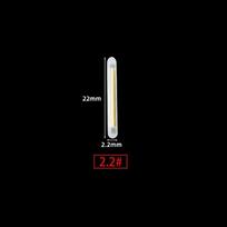 100Pcs Light Night Fishing Float 2.2/4.5mm Dark Glow Stick Rod Lights Useful Fishing Fluorescent Lightstick Fishing Tackle