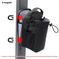 Magnetic Gym Bag Large Capacity Portable Carrier Bag with Phone Pocket Water Bottle Pouch Sports Accessories Organizer