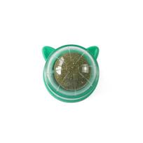 1pc Cat Mint Ball Catnip Toy - Wall Sticker Pet Toy Kitten Licking Supplies Home Garden