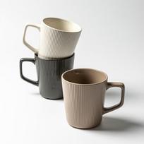 Miss Chef Vertical Stripe Ceramic Mug