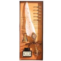 Classic Feather Shape Feather Dip Pen Replaceable Nib Signature Pen Dip Pen Set  Creative Writing