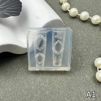 Mini Photo Frame Silicone Nail Mold 3D Stereoscopic Stamping Template DIY Manicure Tool