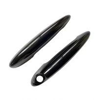 Išorinių durų rankenos dangtelio lipdukas MINI Cooper S JCW R50 R52 R53 R55 R56 R57 R58 R59 R61 2PCS/SET Automobilių stiliaus priedai Left