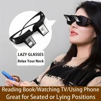 Lazy Glasses Bed Prism Horizontal High Definition Eyewear Periscope Lie Down Eyeglasses for Reading and Watch TV in Bed