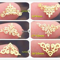 192-194 Small Floral Resin Doll Hairpin & Barbie Headwear Accessories #194 - 200 pieces