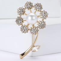 Fashion Enamel Daisy Dandelion Brooches for Women Unisex Plant Flower Pins Event Funny Luxury Gifts New Year Friends Decoration