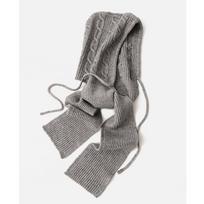 New Winter Warm Shawl Balaclava Hats Ear Protection Thicken Knitted Pullover Hat Soft Solid Color Hooded Scarf pilka