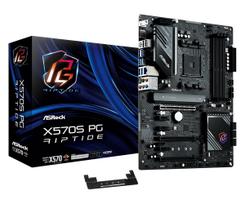 ASRock X570S PG Riptide Motherboard, compatible with AMD Ryzen 5000 series CPUs (Socket AM4), X570 ATX Motherboard [Authorized Japanese Distributor