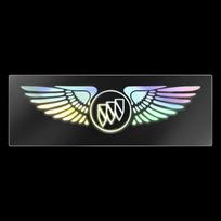 Car Logo Decorative Colorful Laser Reflective Waterproof Decals For Buick Century Verano Encore enclave royaum Park Avenue GL6