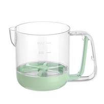 Salad Dressing Shaker Bottle Manual Stiring Cup for Kitchen Egg Beater Liquid Mixing Cup Vinaigrette Dressing Bottle