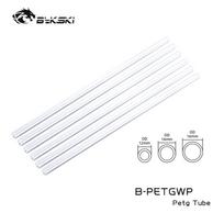 Bykski 6pcs/Lot Water Cooling Pipe PETG / PMMA / Frosted Acrylic Hard Tube OD12mm / OD14mm / OD16mm Transperant 50cm Length 6pcs OD12mm