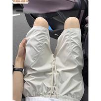 Men Quick Dry Casual Pants Elastic Waist Drawstring Trousers for Daily Travel Streetwear S