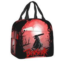 Custom Classic Japanese Anime B-Bereserks Printed Logo Resuable Lunch Boxes Cooler Thermal Food Insulated Lunch Bag Kids School 22x20x13cm