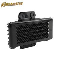 Motorcycle Oil Radiator Cooler Water Cooler Engine Cooling For KTM Honda Suzuki Pit Bike 125cc Motorcycles Motocross Supermoto Silver M12