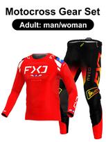 motocross gear set Enduro cross Jersey Pant Kits Racer Gear Set Off-road Mens Kits Women's mountain Downhill Motorcycle MX XL-36