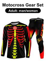 motocross gear set Enduro cross Jersey Pant Kits Racer Gear Set Off-road Mens Kits Women's mountain Downhill Motorcycle MX S-30