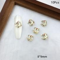 10Pcs Alloy Pony Nail Art Charms 3D Little Horse Nail Accessories DIY Jewelry Manicure Decoration Year Of The Horse Nail Crafts