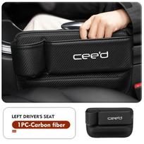 Car Seat Slit Gap Filler Console Crevice Storage Box Accessories For KIA Ceed ED 2006 2007 2008 2009 2010 2011 2012