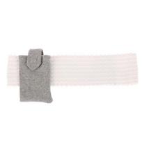 Elastic Insulin Pump Waist Belt - Universal Fixed Belt for All Pump Types, Diabetic Patient Accessory pilka spalva
