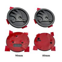 for Original Skoda 2Pcs 80mm 90mm Octavia Rapid Fabia Superb KAMIQ Karoq Scala VRS Yeti Car Front Hood Rear Door Tailgate Emblem 2PCS 80MM