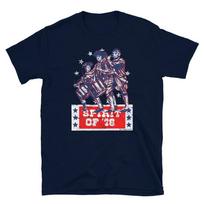 Washington Lincoln Fife Drum Spirit of 76 Bicentennial Distressed T-Shirt 1776 2XL